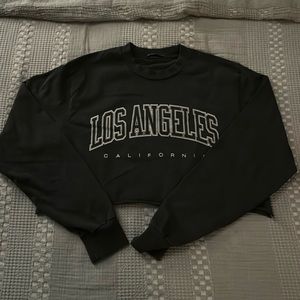 Brandy Melville Cropped Long Sleeve Tee